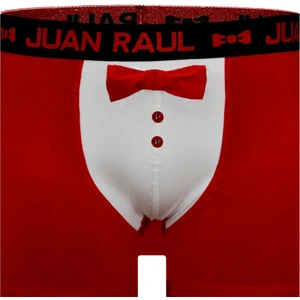 Juan Raul Munivy Juan Raul Papyon Desenli Kırmızı Rahat Erkek Boxer