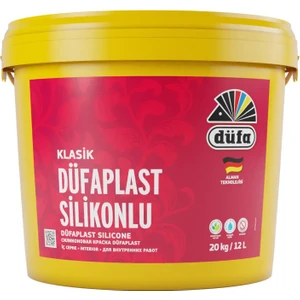 Klasik Düfaplast Silikonlu İç Cephe Duvar Boyası 7550 Ferah Gri 12 l