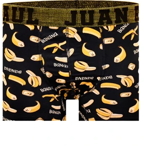 Juan Raul Munivy Juan Raul Muz Desenli Siyah Rahat Erkek Boxer