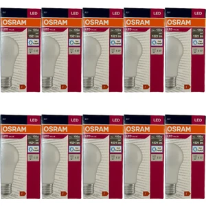13W (100W) 6500K (Beyaz Işık) E27 Duylu LED Ampul (10 Adet)