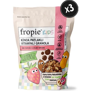 Kids Granola - Yer Fıstığı & Çilek Küpleri 240GR x 3 Adet