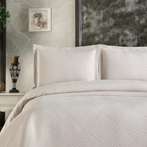 Solinas Collection Pyramid Vizon Çift Kişilik Yatak Örtüsü