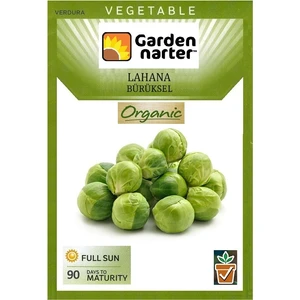 Garden Narter Brüksel Lahana Tohumu Doğal Organik Tohum Pakette 100 Tohum + Sebze Tohumu