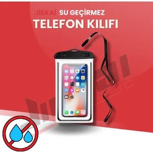 Su Geçirmez Motosiklet Telefon Tutucu Askılı Dokunmatik Şeffaf Paket