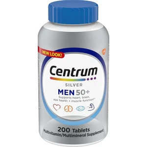 Silver Men's 50+ Multivitamin 200 Tablet