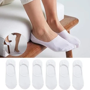 Kral Socks Kadın - Erkek Düz Desen (6 Çift) Pamuklu Terletmez Babet Çorap