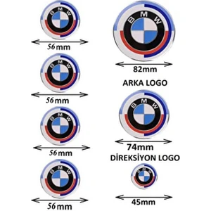 Bmw 50.yıl Özel Logo Seti G20,G28,G30,G31,G32,G38 (Newtype 51148132375-51148219237)
