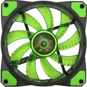 12 cm Kasa Fanı - Yeşil LED Işıklı