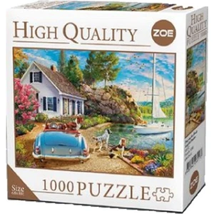 High Quality 1000 Parça Puzzle (Dog On The Boat)