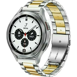 22 mm Universal Paslanmaz Çelik Kordon Akıllı Pimli Gümüş Gold