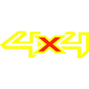 Sticker Usta 4x4 Off Road Offroad Sticker 00749