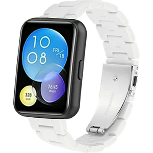 Huawei Watch Fit 2 Reçine Kordon (Pim Çevirici Aparatı ile Birlikte) Beyaz