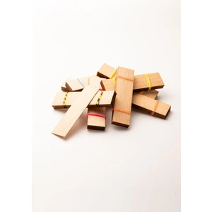 Rufus Concept Ahşap Mum Fitili - 75 Adet ( 20MM x 75MM x 0,5mm )