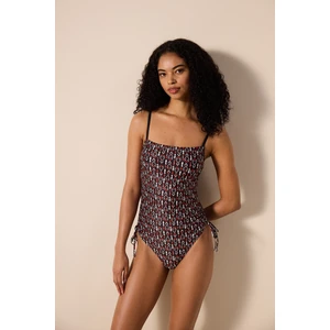 Corus Straplez Balenli Çok Renkli Mayo