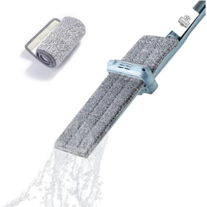 Kendinden Sıkmalı Mikrofiber Mop Kendini Temizleyen Mop Yedek Bez Hediyeli