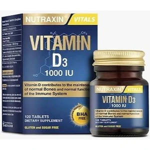 D3 Vitamin 1000 Iu 120 Tablet