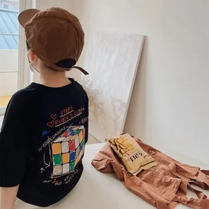 Touz Moda Rubik Küp Baskılı Young T-Shirt