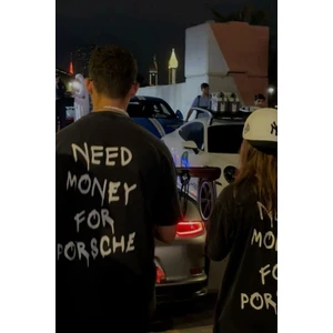 Touz Moda Need Money For Porsche Detail Oversize T-Shirt