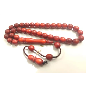 İskeçe Tesbih Mehmet Mercan Usta Eseri Imzalı Rengin Zirvesi Bir Alman Fiber Sertifikalı 4864