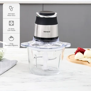 Megablend 3l Ultra Geniş Cam Hazneli Inox Doğrayıcı