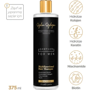 Özden Özdoğan Erkek Şampuan Tüm Saç Tipleri Için Kepeklenme Karşıtı Keratin&kolajen Içerikli