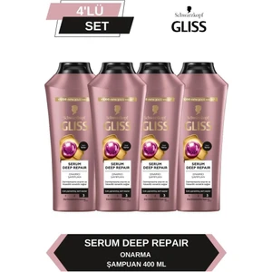 Serum Deep Repair Onarıcı Şampuan 400 ml x 4 Adet