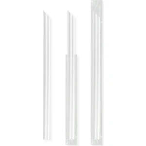 Ambalaj Pazarı Bubble Tea Jelatinli Şeffaf 22 cm Pipet - 50 Adet