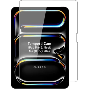 iPad Pro 11 Inç M4 2024 Temperli Ekran Koruyucu Kırılmaz Cam 5. Nesil 2024 A2836 A2837 A3006