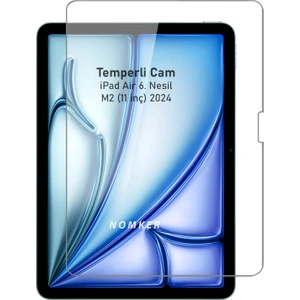 iPad Air 6. Nesil M2 11 Inç Uyumlu Temperli Ekran Koruyucu Kırılmaz Cam Air 6 2024 A2902 A2903 A2904