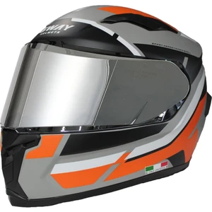 Sw 820 Aıx Grey Orange Whıte Kask