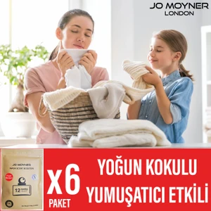 Jo Moyner Granül Çamaşır Parfümü Boncuk Çamaşır Yumuşatıcısı Konsantre Taze Çiçekler 6 Paket