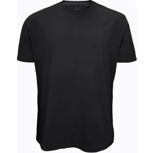 Siyah Erkek Tişört Loose Fit / %100 Pamuk Bol Rahat Kesim 6040