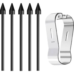 Novstrap Samsung Galaxy S Pen Dokunmatik Kalem ile Uyumlu Yedek Uç 5 Adet Spen Tips + Takma Aparatı