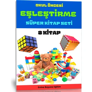 Okul Öncesi Eşleştirme Süper Kitap Seti 2 Kitap