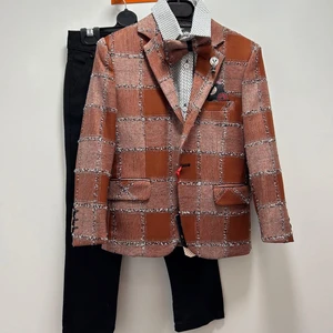 Cillop Butik Erkek Çocuk Ceketli 4lü Takım Elbise