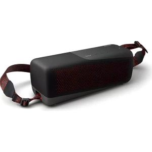 TAS7807B/00 Dahili Mikrofonlu ve Powerbank Özellikli IP67 Toz ve Su Geçirmez, 24 Saat Oynatma Süreli 40W Bluetooth Taşınabilir Hoparlör Siyah