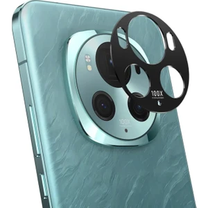 Honor Magic 6 Pro Uyumlu Kamera Lens Koruma Halkası - Kapalı Tasarım -Siyah AL3401