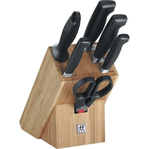 Four Star Natural Bambu Blok Bıçak Seti 7 Parça