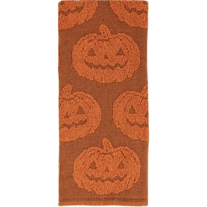 Baveno Home %100 Pamuk Ikili 40X66 cm Halloween Desenli El & Yüz Havlu Seti Baveno
