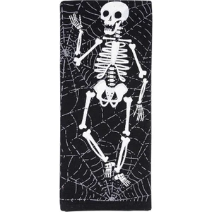 Baveno Home %100 Pamuk Ikili 40X66 cm Halloween Desenli El & Yüz Havlu Seti Baveno