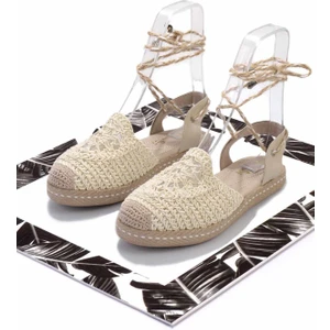 Bej Örgü   Kadın Espadril K01117011116