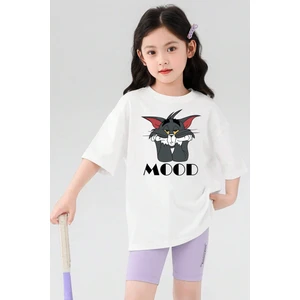 Only Trendwear Çocuk Mood Baskılı Pamuklu Tshirt