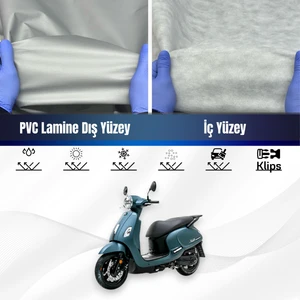 Ultra Shop Sym Fiddle Iv 125 Su Geçirmez Motosiklet Branda 4 Mevsime Uygun Motor Branda