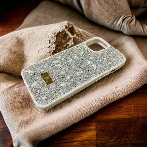 Case iPhone Uyumlu Elit Swarovski Doğal Taşlı Kılıf