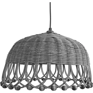 Turkish Belkıs Rattan Bambu Hasır Sarkıt Avize Çap: 35 cm Yükseklik: 20 cm