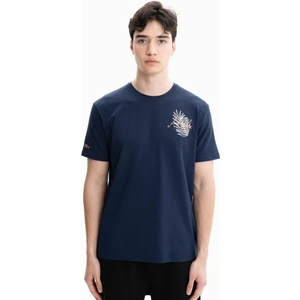 Erkek Örme Regular Fit Penye Bisiklet Yaka Tişört Y27344471601