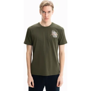 Erkek Örme Regular Fit Penye Bisiklet Yaka Tişört Y27344471601