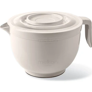 Melkan Home Karıştırma Kabı & Mikser Kase Kapaklı Mikser Kase 3 Litre Çırpma Kabı