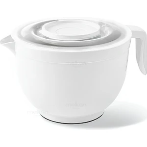 Melkan Home Karıştırma Kabı & Mikser Kase Kapaklı Mikser Kase 3 Litre Çırpma Kabı
