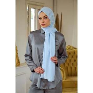 Yaz Işıltısı Koleksiyonu İpeksi Jakar Şal Baby Blue 9016-21